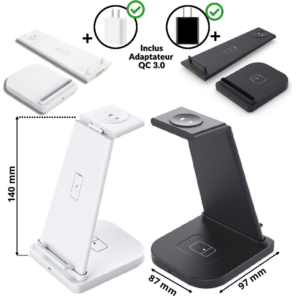 Combocharger™ – Detachable 3-in-1 Wireless Charger