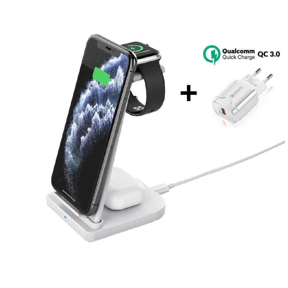 Combocharger™ – Detachable 3-in-1 Wireless Charger